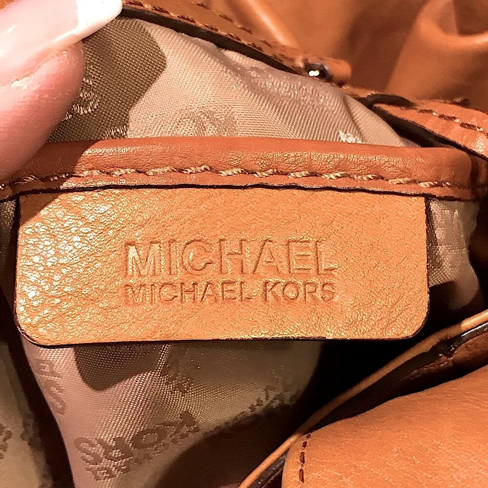 Michael Kors Astor Grommeted Laced Hobo